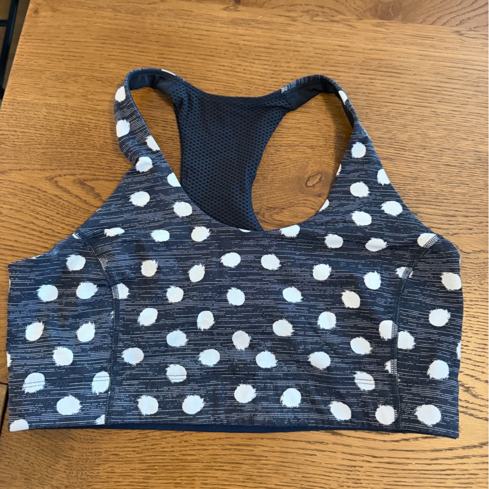 Outdoor voices polkadot sports bra